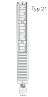 Buderus wys 300mm typ21