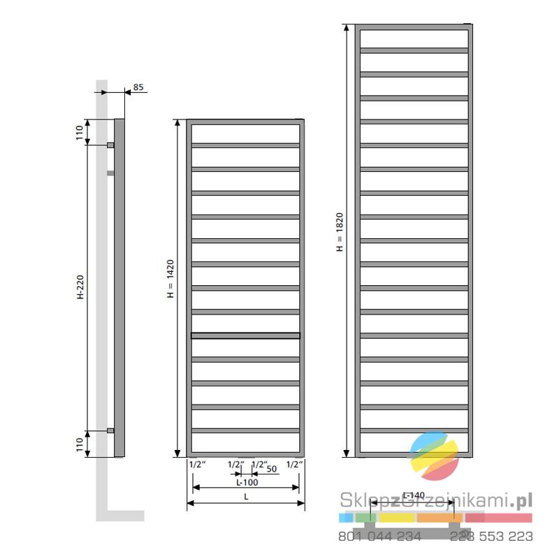 Rysunek techniczny - Bathline BA