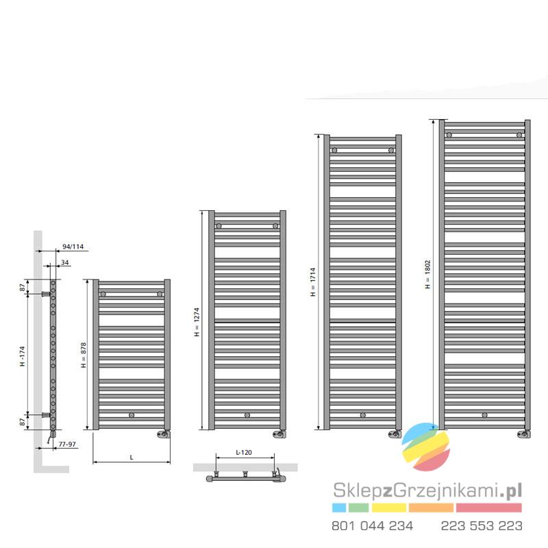 Rysunek techniczny - Bathline BB-EL