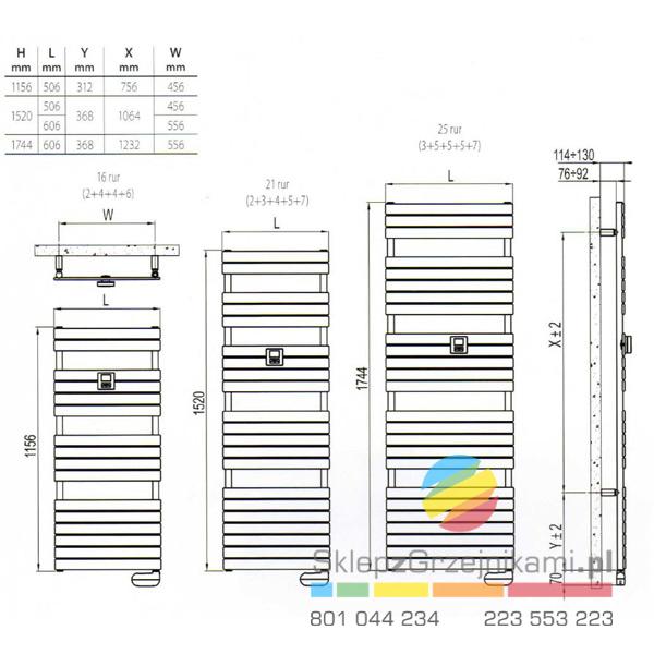 Xilo RF_D - rysunek techniczny