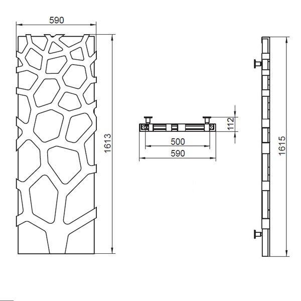 Coral (Radeco) - Rysunek techniczny