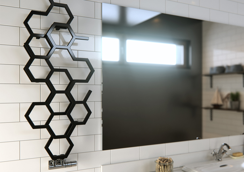 Model Hex w łazience
