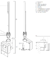 Grzałka KTX3 - rysunek techniczny