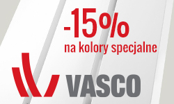 VASCO - promocja -15% na kolor specjalny
